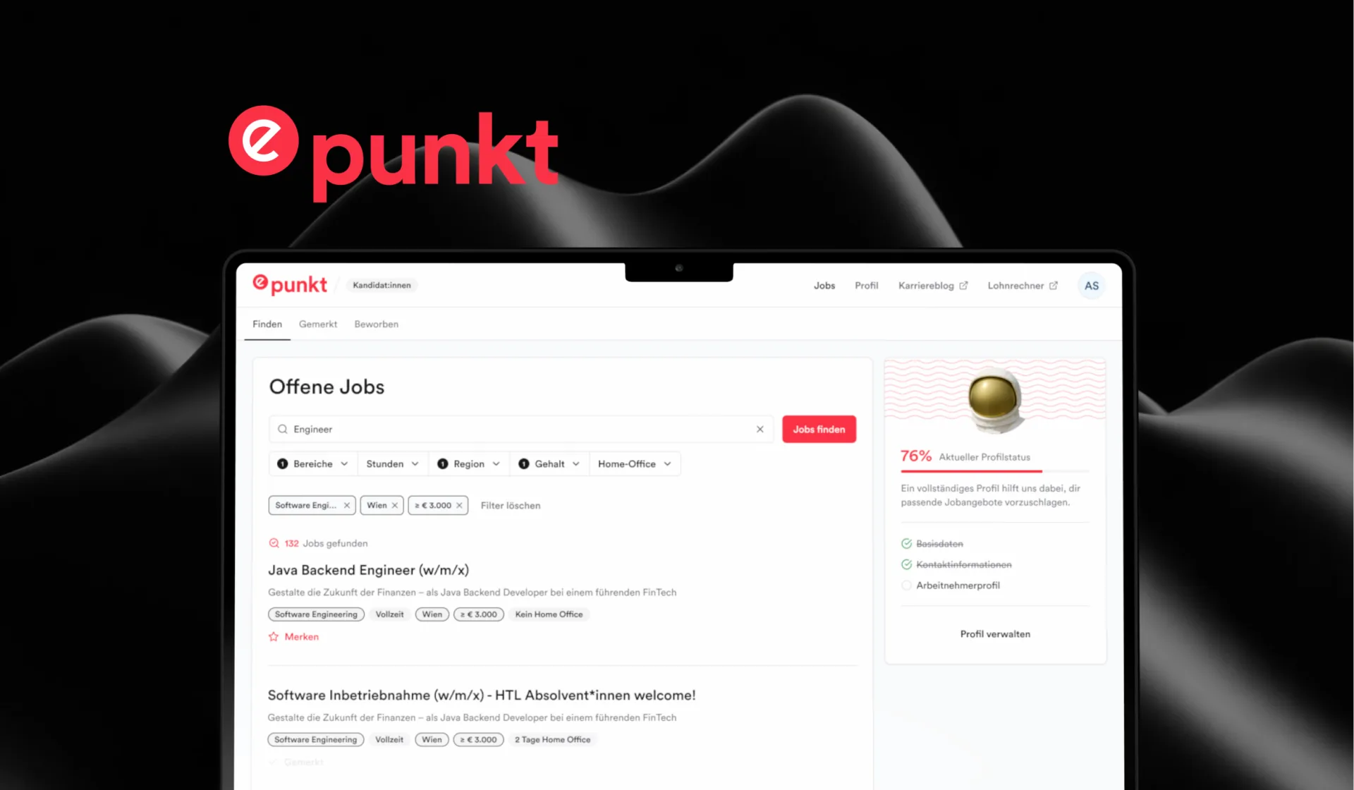 Wir haben epunkts neues Job- & Kundenportal gebaut