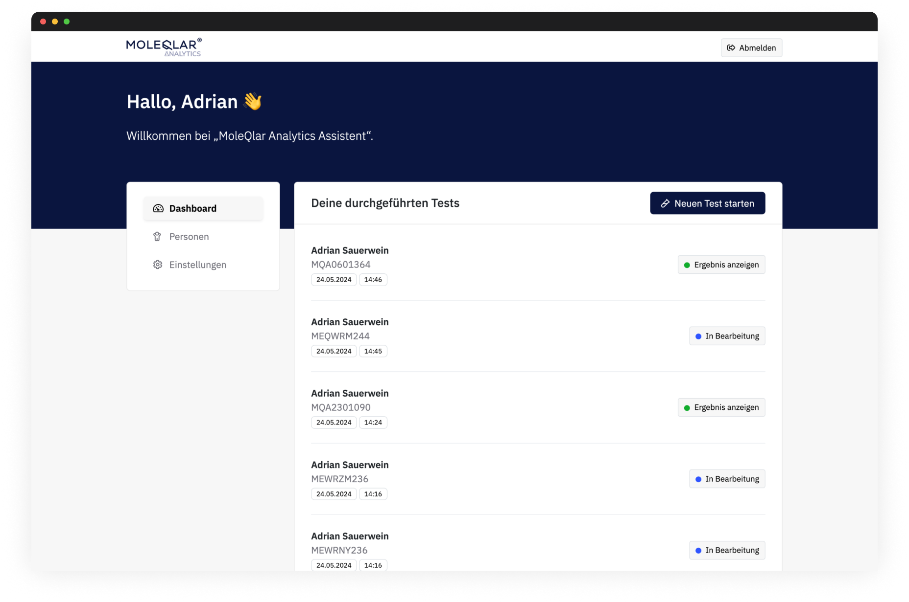 Boritea Dashboard