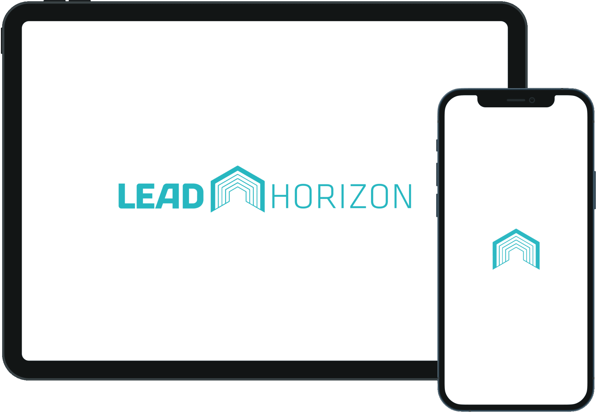 Lead Horizon mockup tablet and smartphone