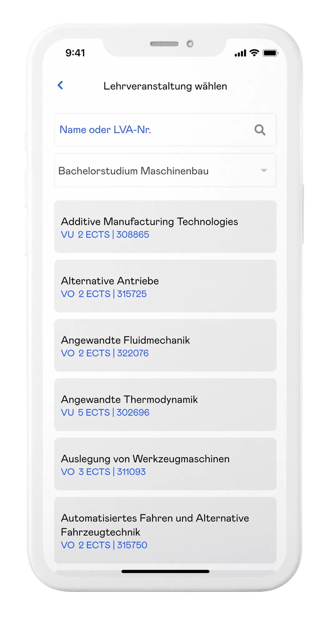 Quinn App Suche