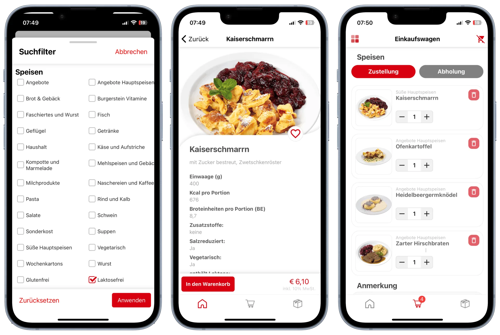 Vengolino Checkout process